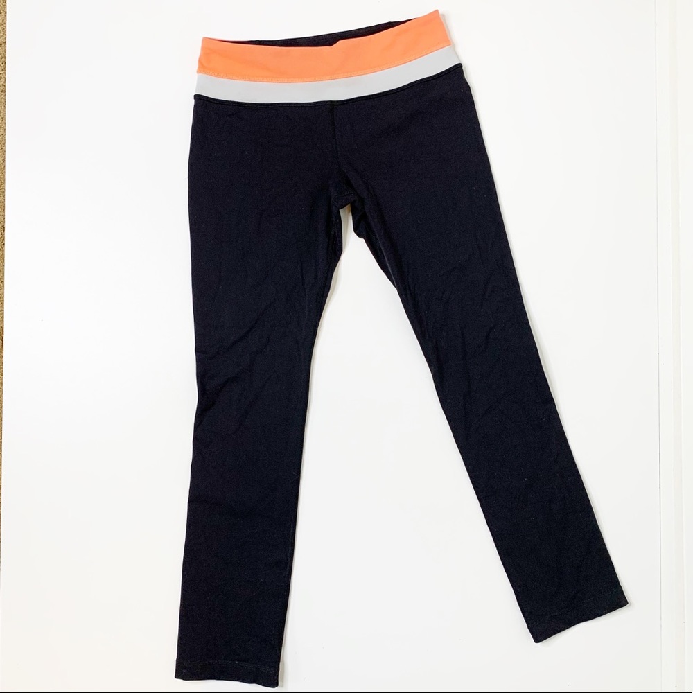 Lululemon color block crop leggings - Picture 1 of 6
